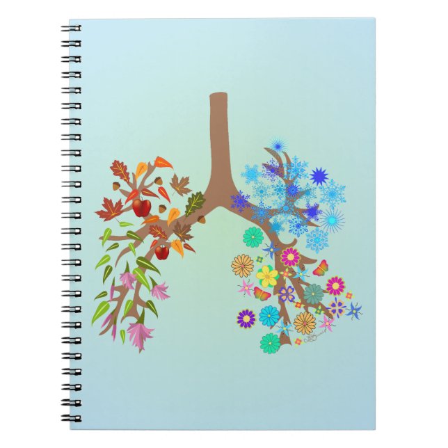 Caderno Espiral CF ~ Todas as estações (Frente)