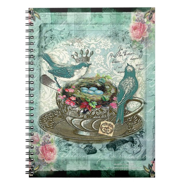 Caderno Espiral Chá Verde (Frente)