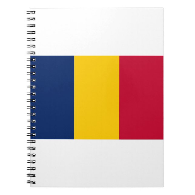 Caderno Espiral Chad Flag (Frente)