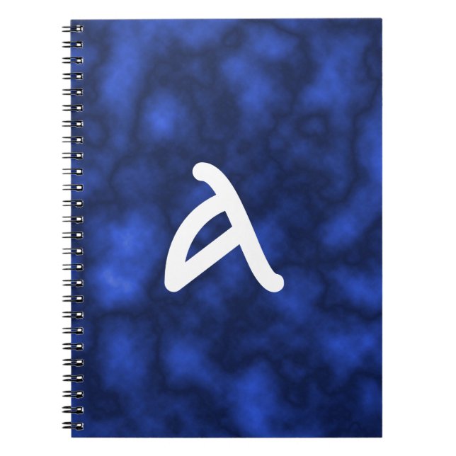Caderno Espiral Chama Azul (Frente)