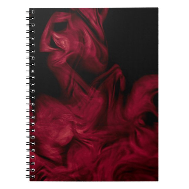 Caderno Espiral Chama vermelha (Frente)