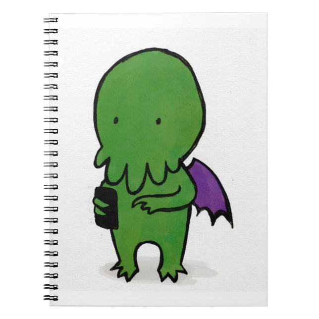 Caderno Espiral Chamada de Cthulhu (Frente)