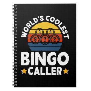 Caderno Espiral Chamador de Bingo Mais Legal do Mundo