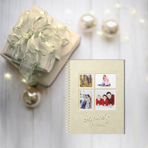 Caderno Espiral Champaing Joyoux Noel Photo Book