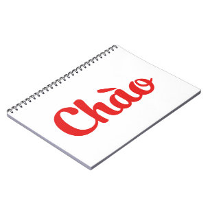 Caderno Espiral Chào / Hello ~ Vietnã / Vietnamita / Ting Viet