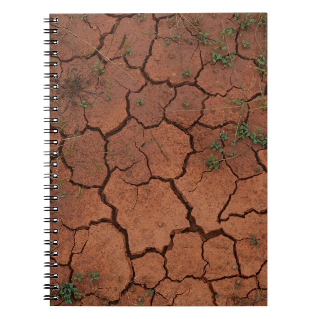 Caderno Espiral chão seco e rachado (Frente)