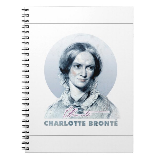 Caderno Espiral Charlotte Bronte Richmond - Retrato de Pintura (Frente)
