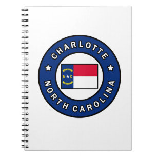 Caderno Espiral Charlotte Carolina do Norte