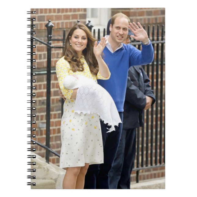 Caderno Espiral Charlotte Elizabeth Diana - British Royals (Frente)