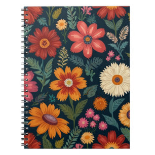 Caderno Espiral Charming Floral