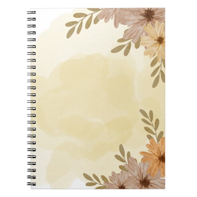 Caderno Espiral Charming Floral (Frente)