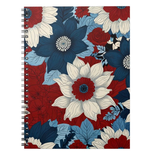 Caderno Espiral Charming Floral (Frente)