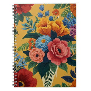Caderno Espiral Charming Floral