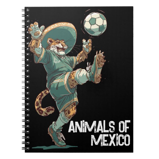 Caderno Espiral Charro Jaguar Striker (Frente)