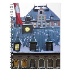 Caderno Espiral Chateau Frontenac, Quebec, Canadá