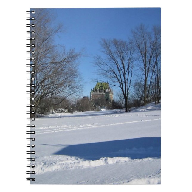 Caderno Espiral Chateau Frontenac, Quebec, Canadá (Frente)