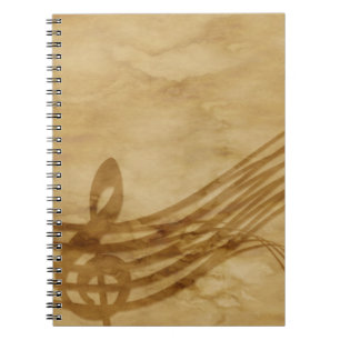 Caderno Espiral Chave do violino