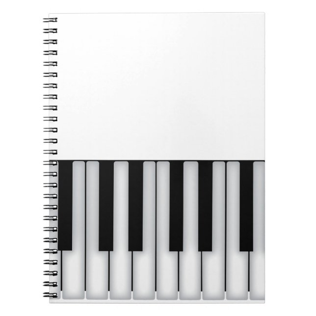 Caderno Espiral Chaves do Piano (Frente)