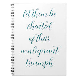 Caderno Espiral Cheat your enemies of victory