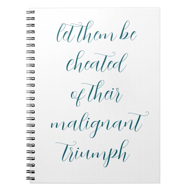 Caderno Espiral Cheat your enemies of victory (Frente)