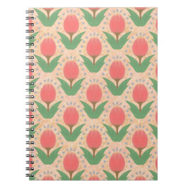 Caderno Espiral Cheerful Tulips Spiral Photo Notebook