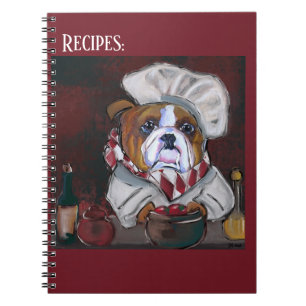 Caderno Espiral Chef Bulldog