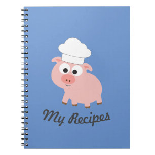 Caderno Espiral Chef de Porcos