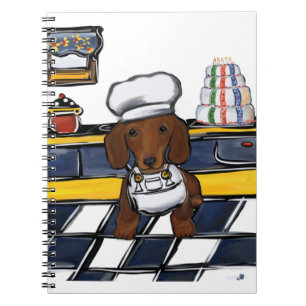 Caderno Espiral Chef Doxie Vermelho