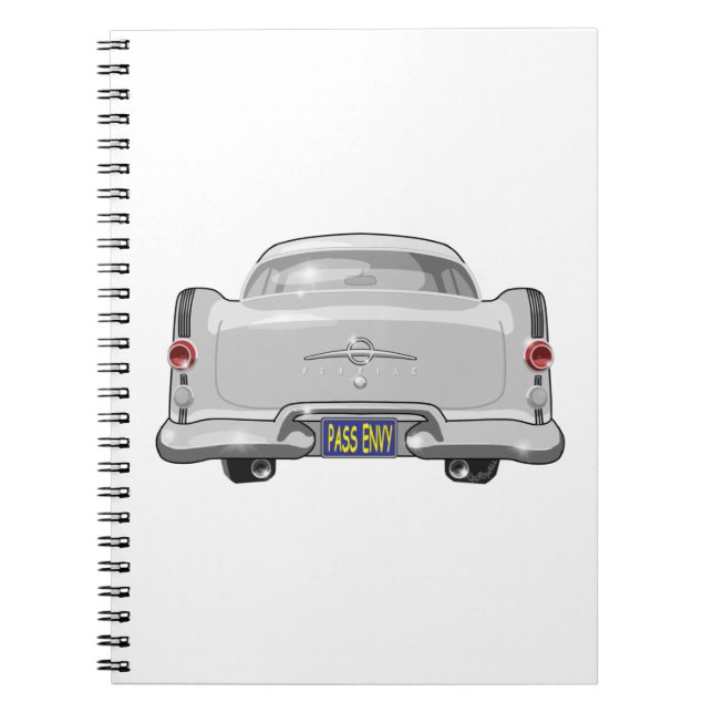 Caderno Espiral Chefe 1955 da estrela de Pontiac (Frente)