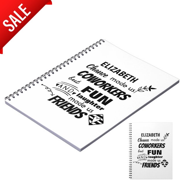 Caderno Espiral Chefe Colaborador de Adeus - somos Amigos Personal (Criador carregado)