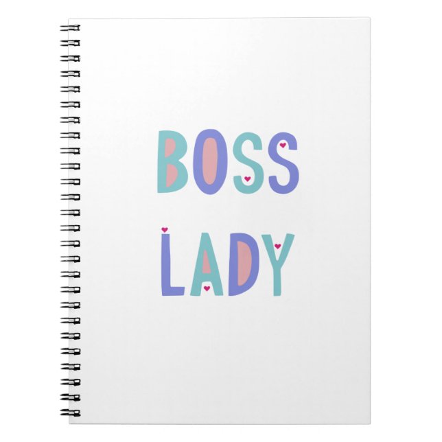 Caderno Espiral Chefe Lady Notebook (Frente)