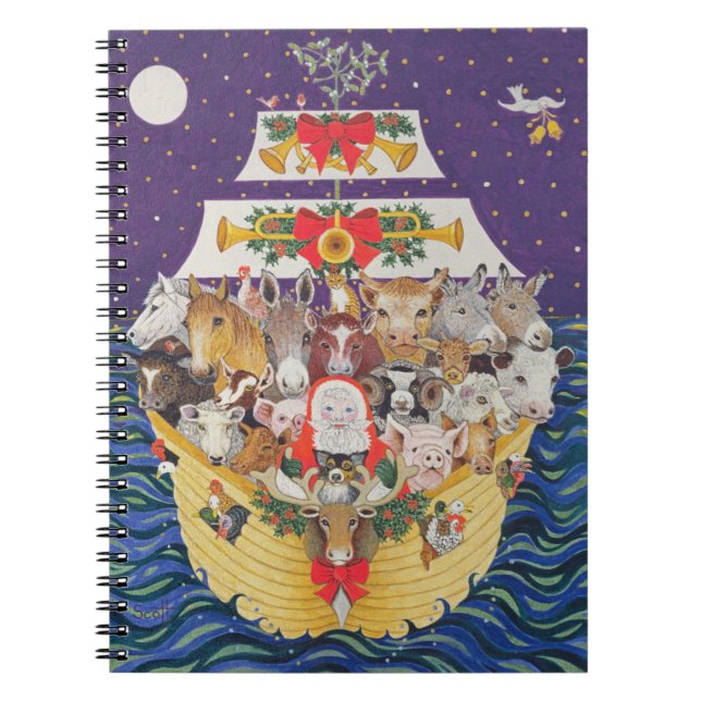 Caderno Espiral Chegada de Natal (Frente)