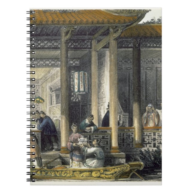 Caderno Espiral Chegada de presentes do casamento no Residen (Frente)