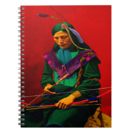 Caderno Espiral Cherokee Indian Pop Art