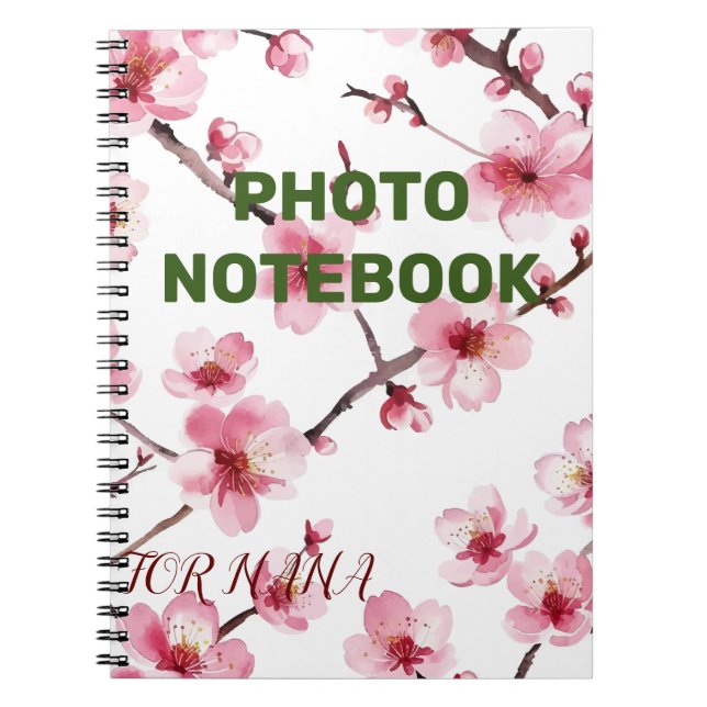 Caderno Espiral Cherry Blossom (Frente)