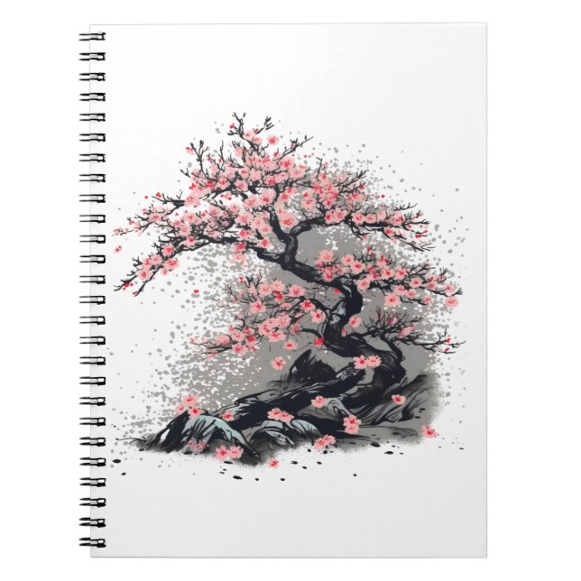 Caderno Espiral Cherry Blossom Bliss - (Frente)