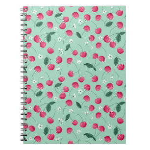 Caderno Espiral Cherry Blossom: Design festivo de Verão
