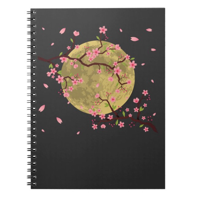 Caderno Espiral Cherry Blossom Moon Sakura (Frente)
