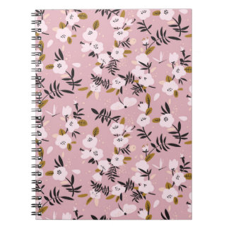Caderno Espiral Cherry Blossom Rosa: Primavera de Tensão