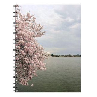 Caderno Espiral Cherry Blossoms at the Tidal Basin