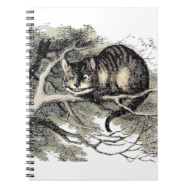 Caderno Espiral Cheshire Cat Alice Wonderland Classic (Frente)