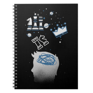 Caderno Espiral Chess Design