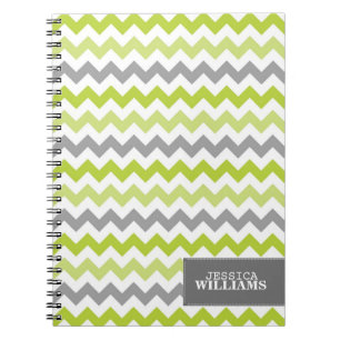 Caderno Espiral Chevron chique