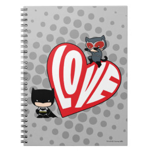 Caderno Espiral Chibi CatWomen Punt em Batman