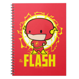 Caderno Espiral Chibi Flash com eletricidade