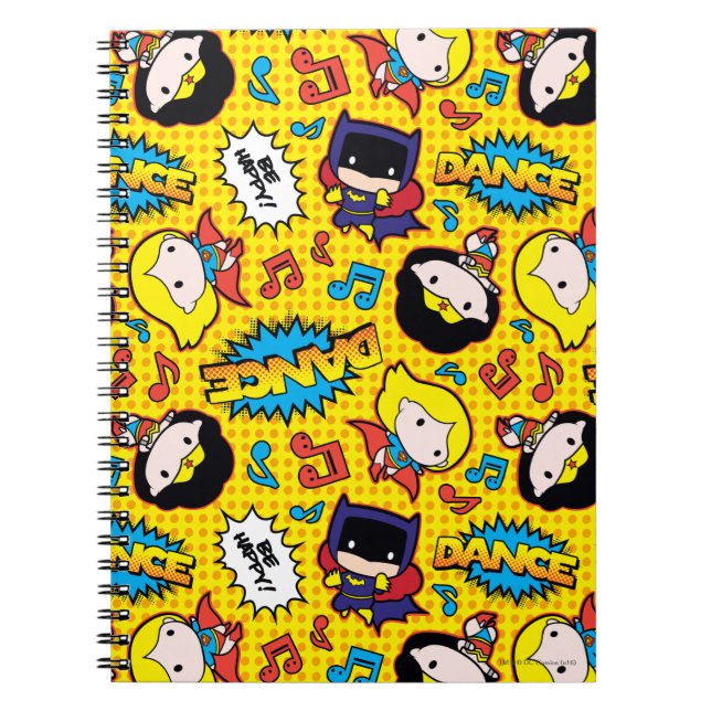 Caderno Espiral Chibi Heroine Dance Pattern (Frente)