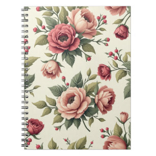 Caderno Espiral Chic francês Vintage