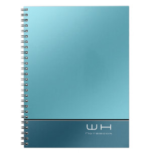 Caderno Espiral Chic Modern Business Blue