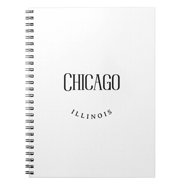 Caderno Espiral Chicago IL (Frente)