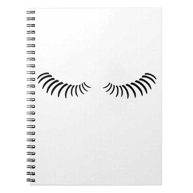 Caderno Espiral Chicotes do olho da entrada de ar (Frente)